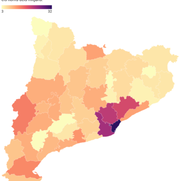 Els mitjans locals de Catalunya, en un mapa