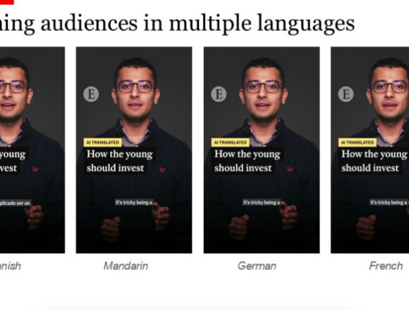 The Economist ofereix vídeos traduïts per IA per connectar amb el públic jove