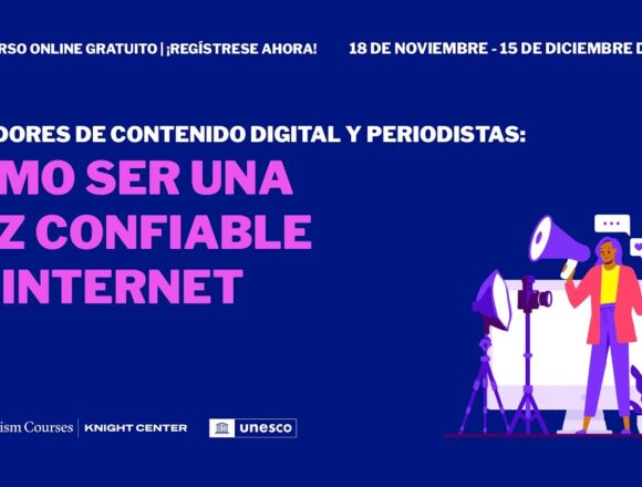 Formació en línia per a periodistes del Centre Knight: com convertir-se en una veu de confiança a Internet