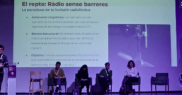 UPF Fer ràdio sense veu: la tecnologia que obre l’antena a les persones sordes signants